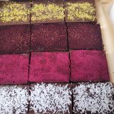 Plaatcake – brownies met topping